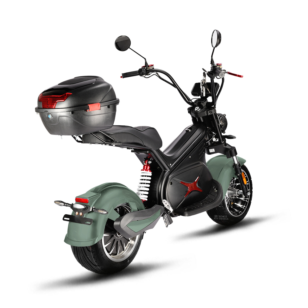 Электроскутер White Siberia BLACK SEA (GREEN) 5000W