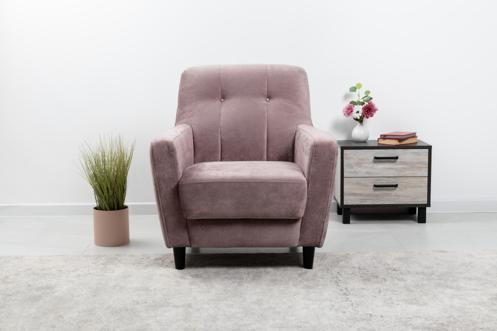 Кресло Арно Розовое