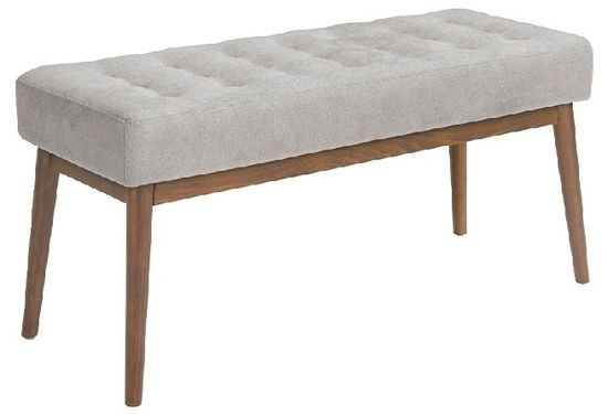 Банкетка 5107/WD1404 с обивкой из темно-серой ткани Испания 