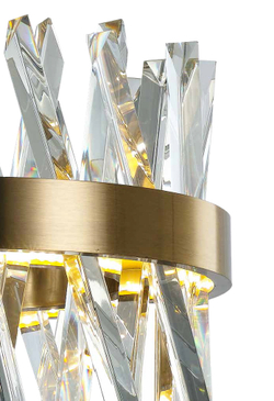 Настенный светильник Akasha 250A light antique brass