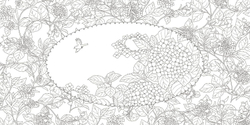 Koto no Ki Magure Flower Tour. Coloring Book