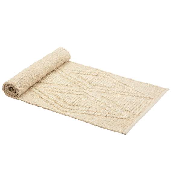 Ковер из шерсти и переработанного хлопка Shillong из коллекции Ethnic, 70x160см