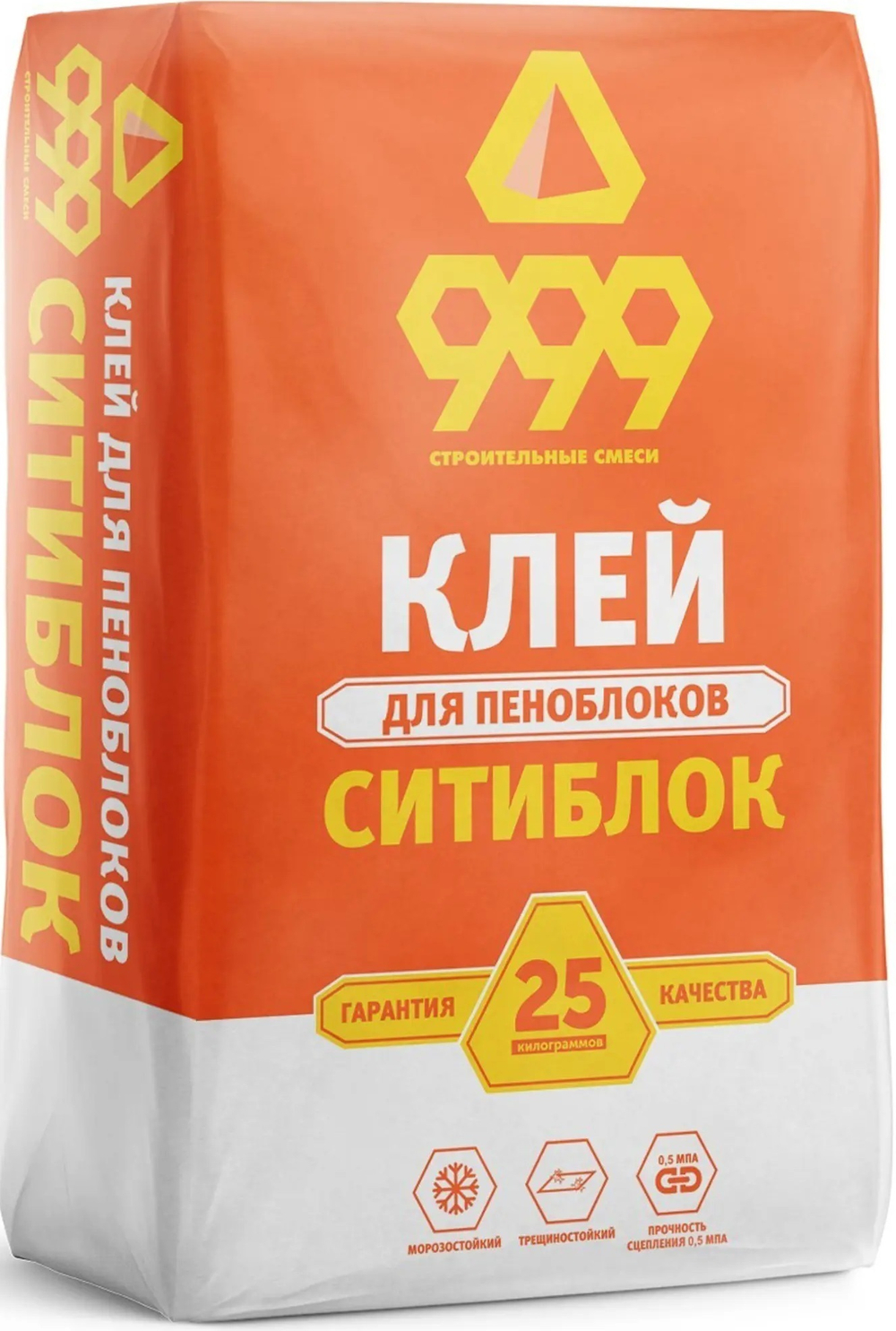 Клей для блоков 999 Мультиблок 25 кг