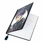 Дневник 1-11 класс 48 л., кожзам (твердая с поролоном), печать, ляссе с аппликацией, BRAUBERG, "Аниме", 106959