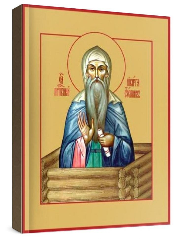 Никита Столпник (рукописная икона)