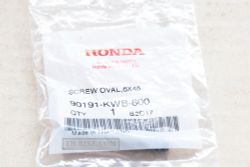 90191-KWB-600. SCREW, OVAL, 6X45