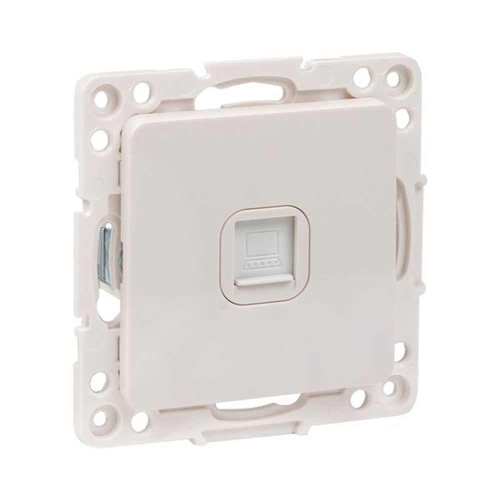 Стокгольм Механизм Розетки RJ-45 1-местной белый EKF