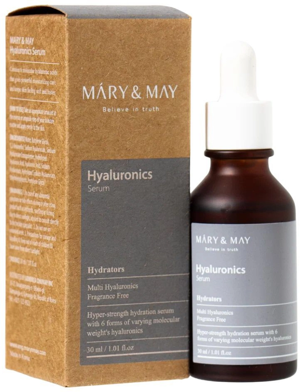 Сыворотка для лица Mary & May Hyaluronics эластичность и упругость 30 мл