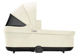 Коляска Cybex Balios S Lux TPE complete Aton B2 Volcano Black 3 в 1 Seashell Beige с дождевиками