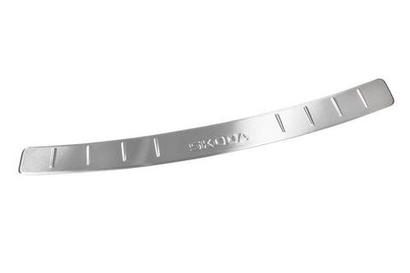 *Накладка бампера декоративная Skoda Octavia 2013-&gt; (нерж. сталь) Dollex