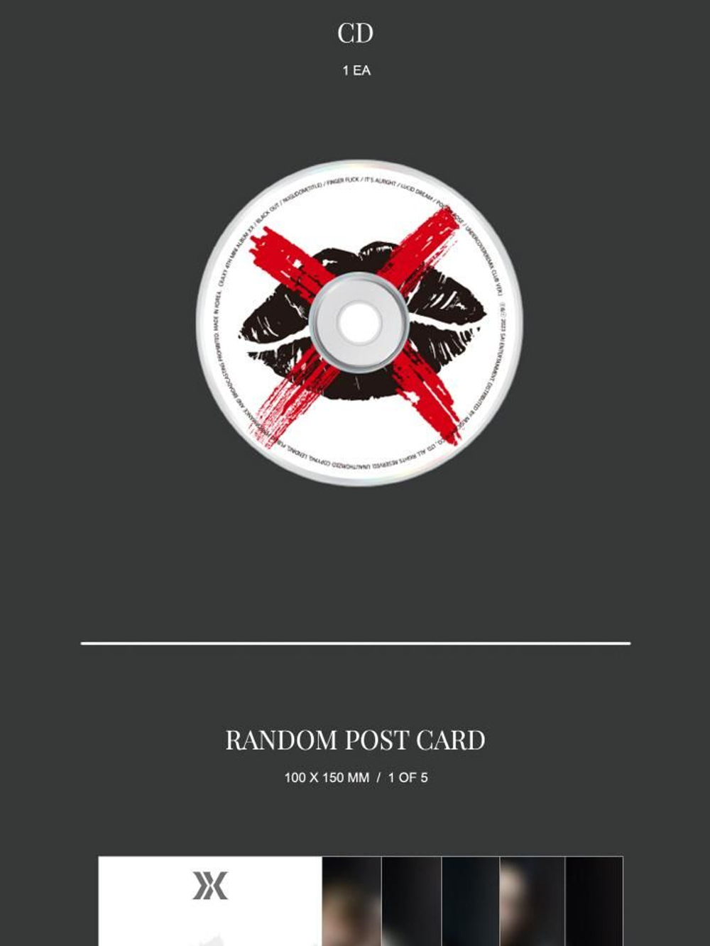 Альбом CRAXY - XX 4th Mini Album RANDOM Version