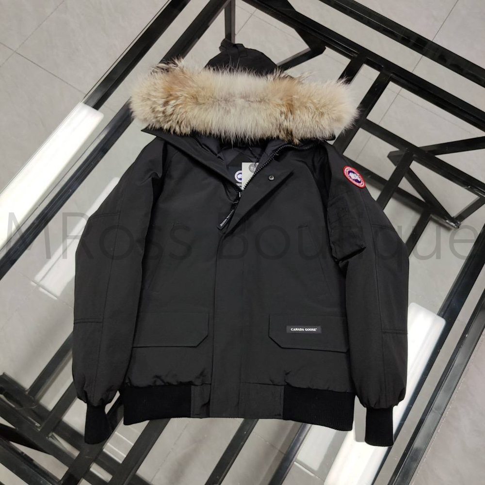 Женская черная парка Canada Goose Chilliwack премиум класса