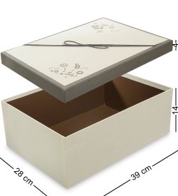 WF-74/3-A Коробка «Прямоугольник» цв.бежевый