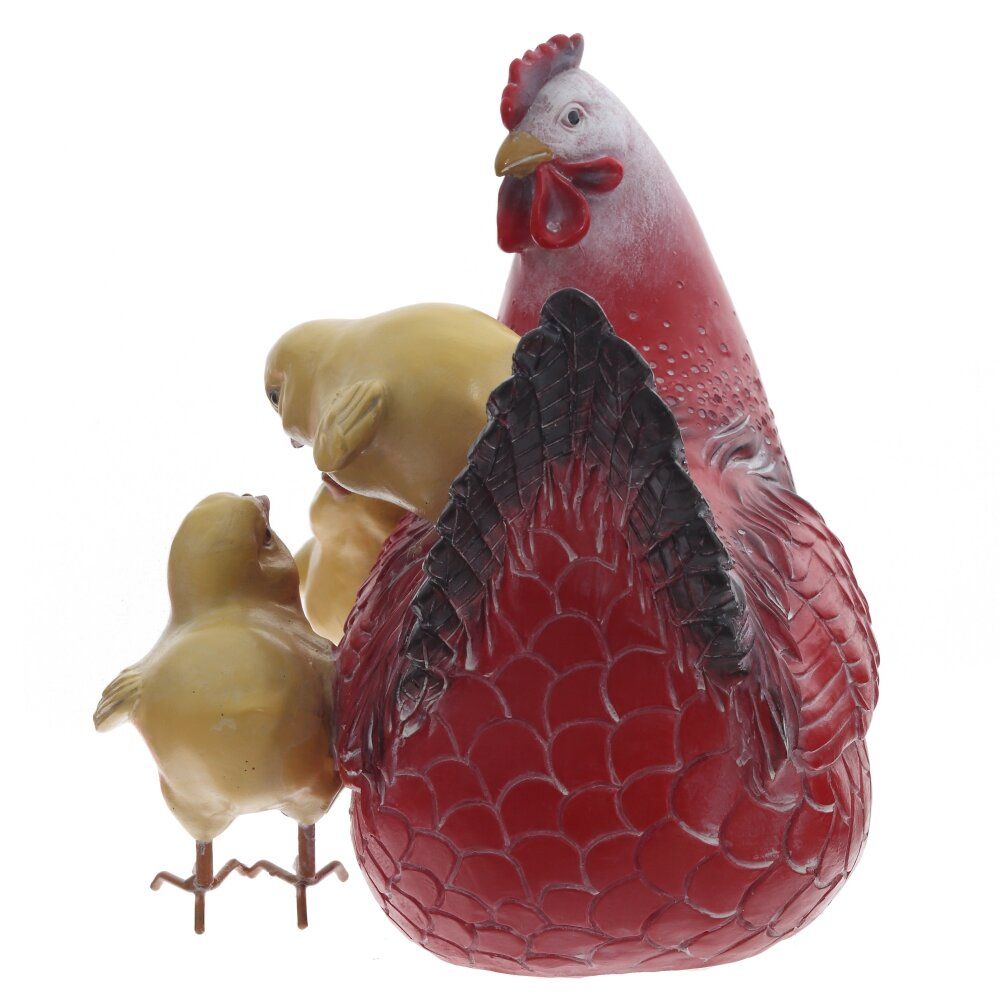 GAEM Фигурка декоративная "Курица с цыплятами", L19 W16 H18 см