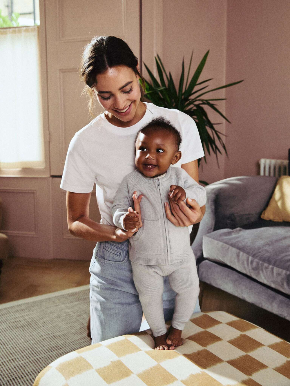 Комплект из трех предметов Next N22-284, Светло-серый, Молочный