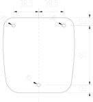 Фен настенный 2200 W ABS HOTEL LINE 02011.W белый
