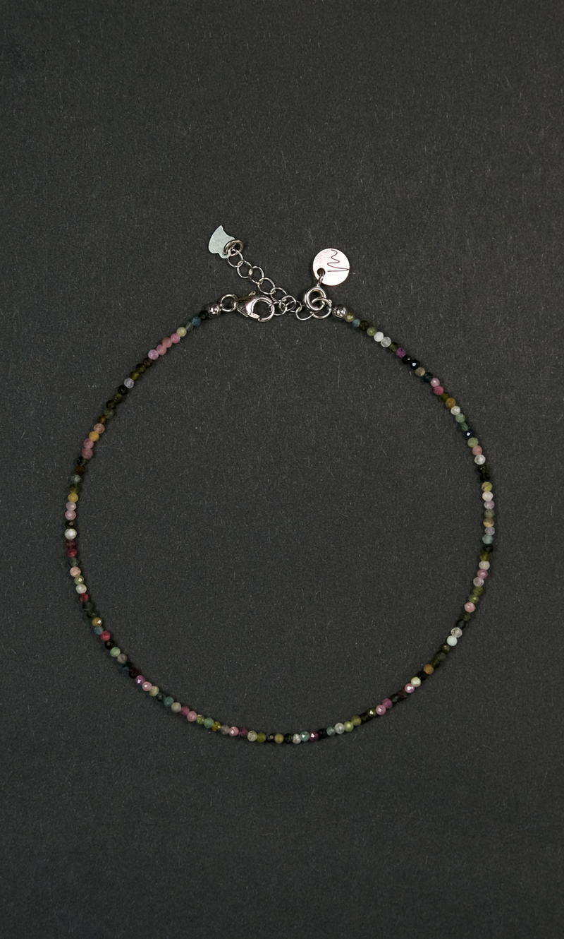 Браслет "Memo about Energy" из турмалина, на замочке серебро 925