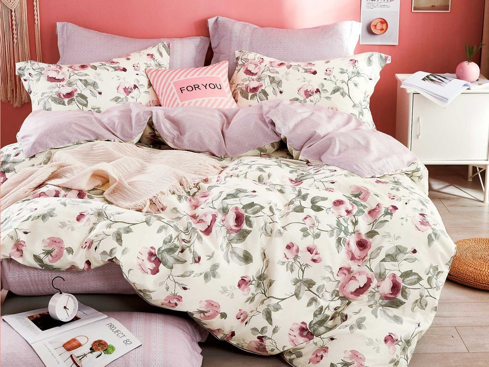 Постельное белье 2 спальное евро Asabella 1505-6