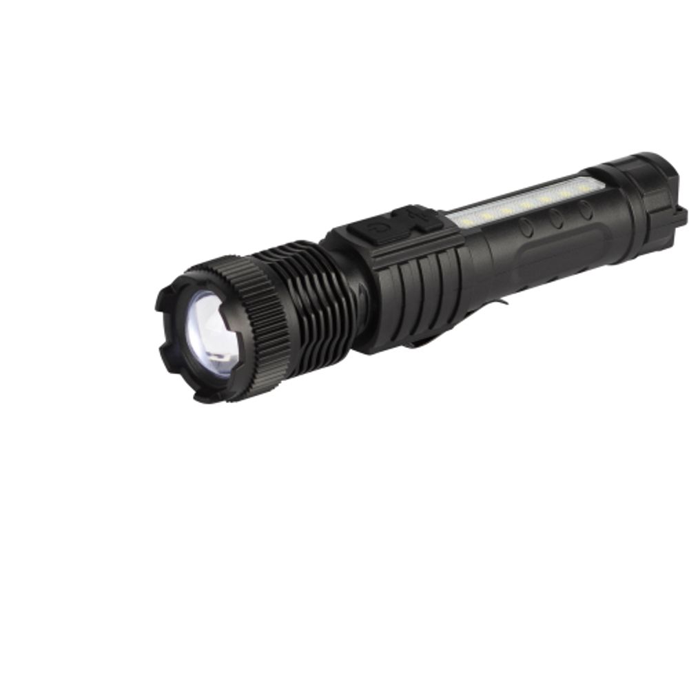 Светодиодный фонарь ЭРА UA-401 универсальный аккумуляторный 3 Вт LED + 3 Вт COB оптический Zoom 3 режима магнит type C | Универсальные  фонари