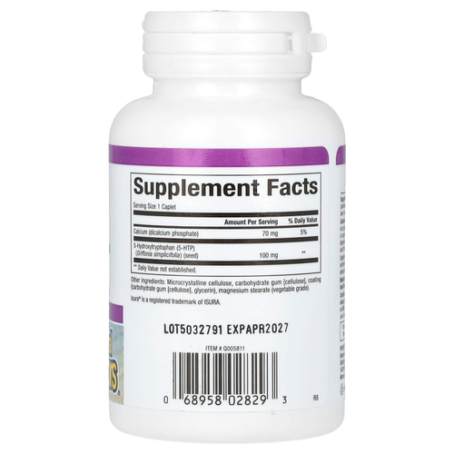 Natural Factors, Stress-Relax, 5-HTP, 100 мг, 60 капсул с медленным высвобождением