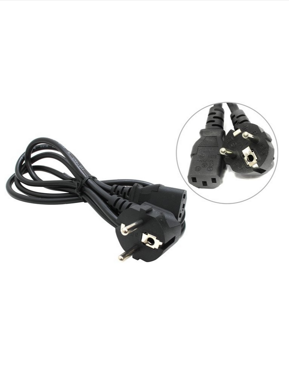 Сетевой шнур силовой ExeGate OfficePC PC-1,2 Schuko -C13 угловой