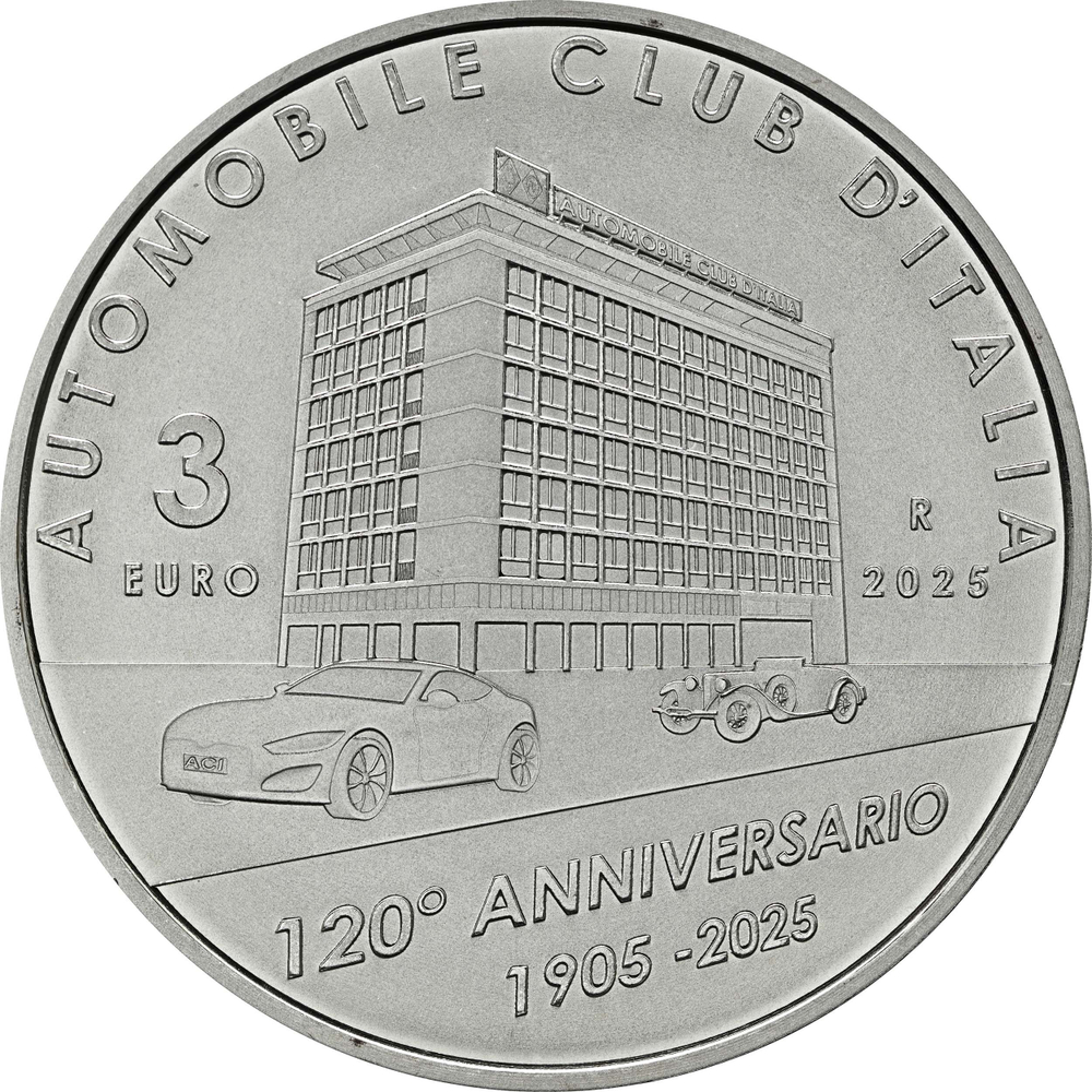 ИТАЛИЯ, 2025, 3 ЕВРО [СЕРЕБРО]