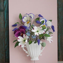 Паспарту отечественное. Основа для Весеннего проекта 2018. (синее)