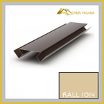 Угол внутренний (вид 1) сложный 75мм RALL 1014- слоновая кость 2м