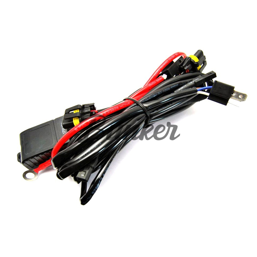 Проводка для Билед линз Dixel H4 Hi/Low 12v Неполярная(Коса+Реле)