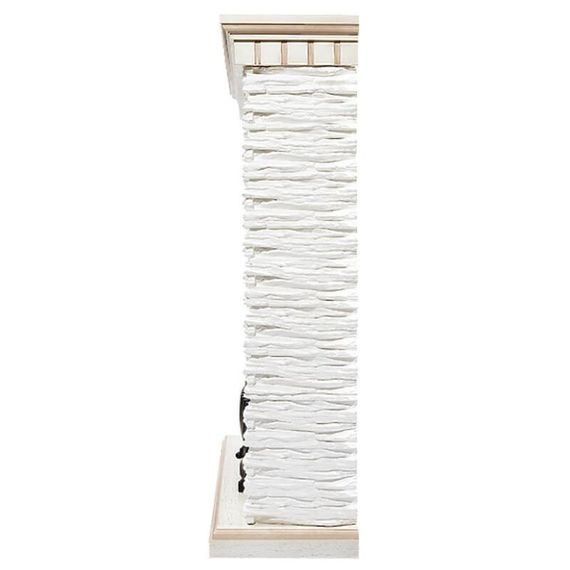 Портал Firelight Porto Classic камень белый, шпон беленый дуб — (2)