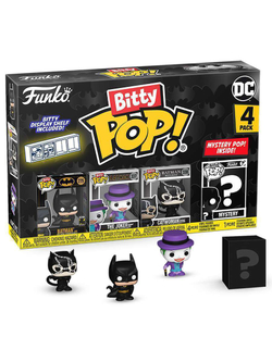 Фигурка Funko Bitty POP! Batman 85th Batman+Joker+Catwoman+Mystery (1 of 4) 4PK 81127