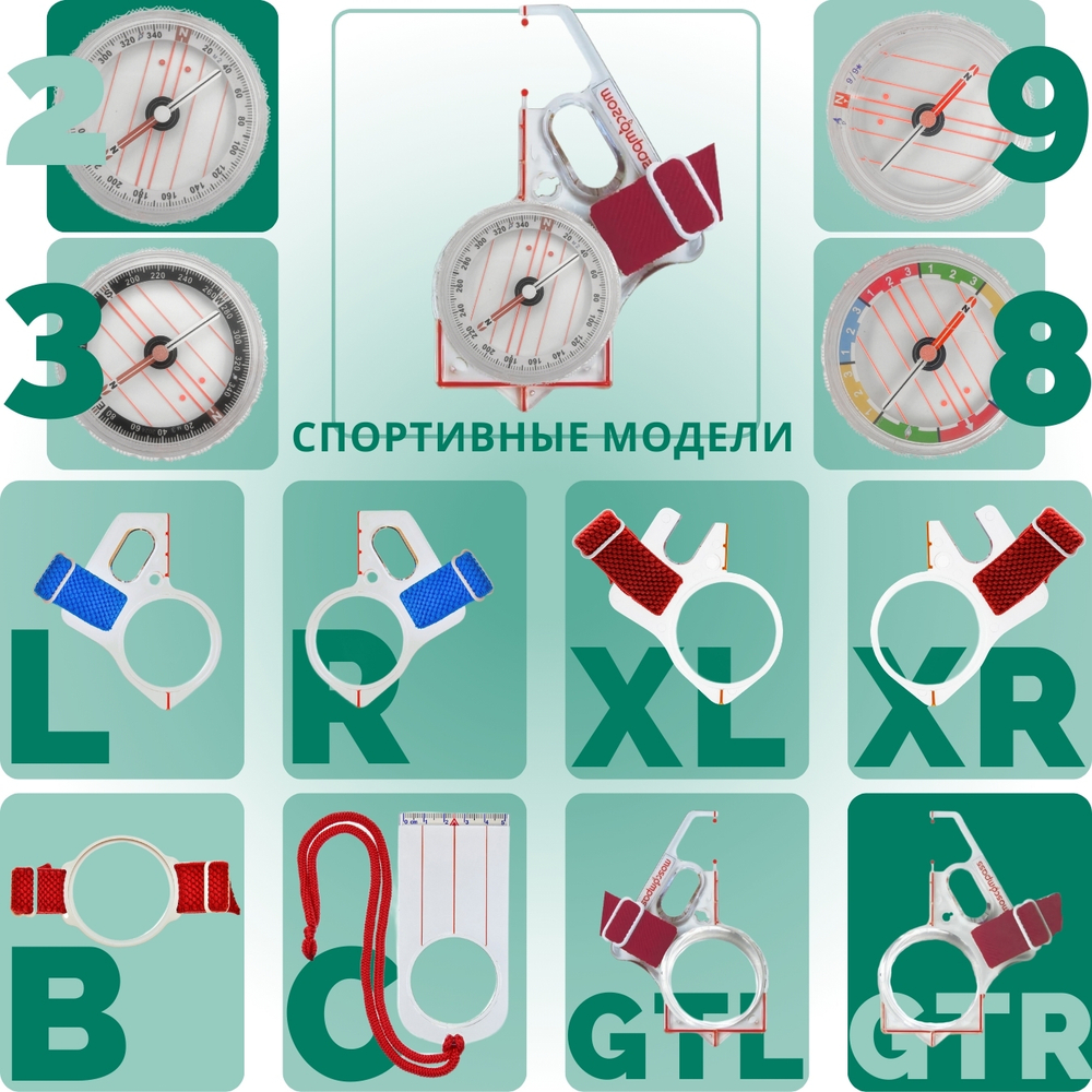 Компас Москомпас жидкостный Модель 2GTR