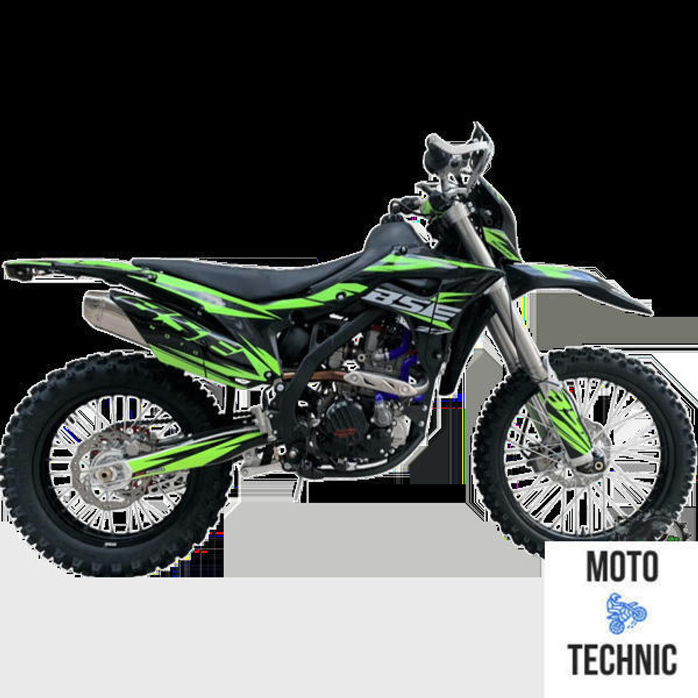 Кроссовый мотоцикл BSE Z7 Green Blast (015)