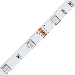ULS-Q210 5050-30LED-m-10mm-IP20-DC12V-7.2W-m-5M-RGB Гибкая светодиодная лента на самоклеящейся основе. Катушка 5 м. в герметичной упаковке. RGB. ТМ Volpe.