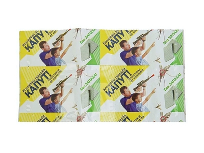 Пластины от комаров 10шт 100 часов Капут