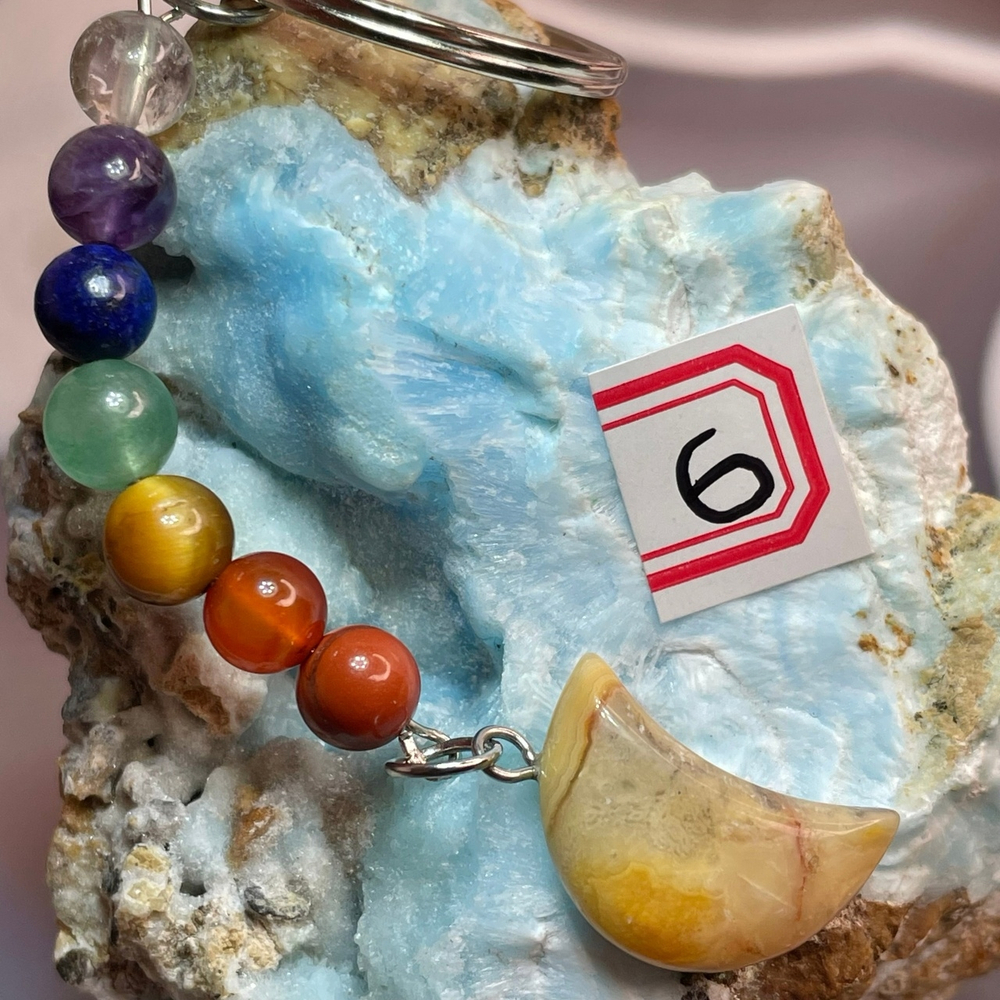 37118 Агат Брелок чакровый Луна