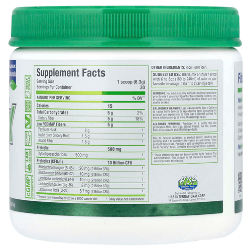 ALLMAX, FiberBiotiX, без добавок, 189 г (6,67 унции)