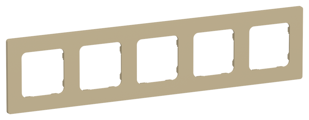 FLITE Рамка 5-местная РУ-5-К-ФлХ хаки IEK