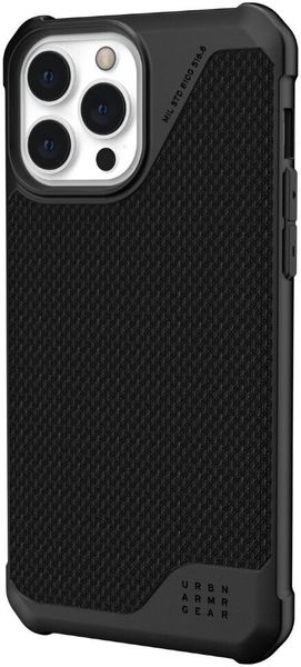 Чехол с поддержкой MAGSAFE Uag Metropolis LT ткань Armortex для iPhone 13 Pro Max 6.7" черный (Kevlar-Black) 11316O183940
