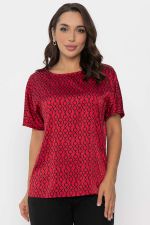 Блуза Морган (красная/цепи) Б14087-16М LT Collection