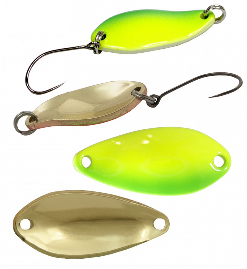 Блесна колеблющаяся для рыбалки на форель окуня голавля LureMax Dotty колебалка