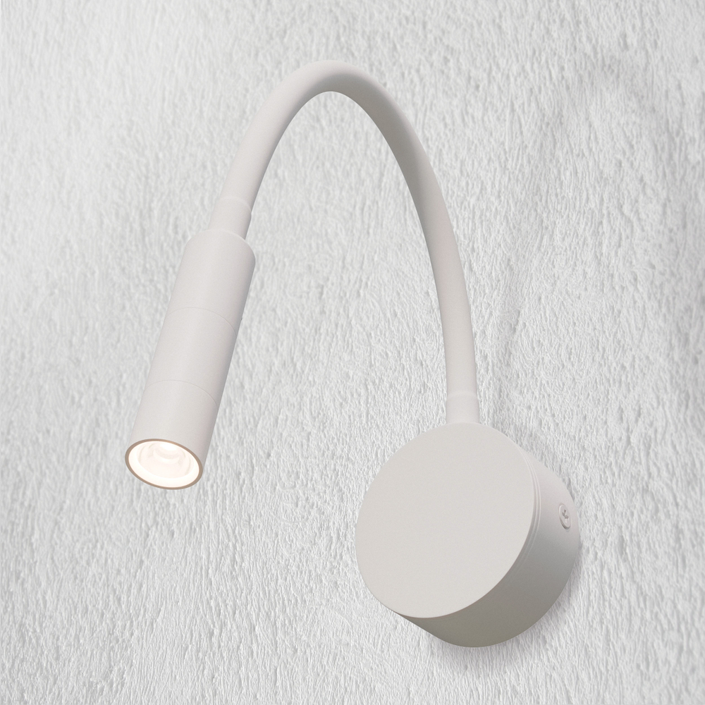 200136 Бра OMEGA LED 3W 145LM G БЕЛЫЙ 3000K