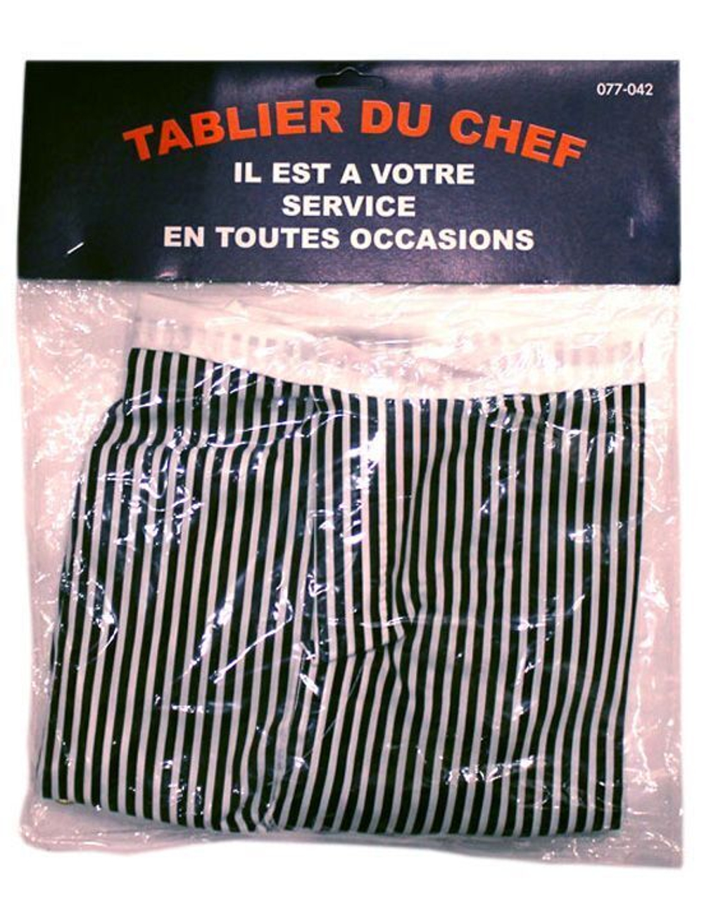 Фартук «Шалун» с открывалкой (Цвет: черный с белым)