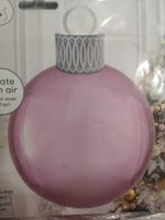 Новогодний шар Розовый (под воздух)