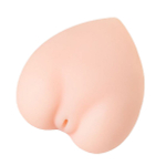 Телесный мастурбатор-вагина в форме сердца ToyFa Basic 963033