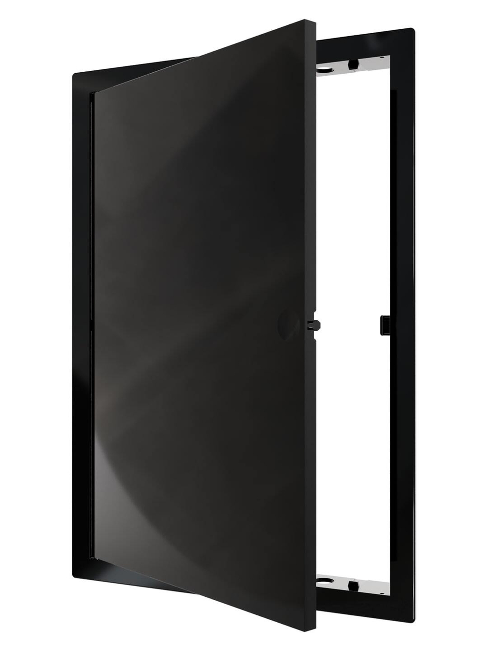 Люк ревизионный LN фланец 200х300 нажимной 223х323 пластик Black EVECS