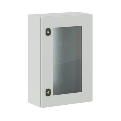 Корпус навесной уличный ST Outdoor с М/П с прозрачной дверью ВxШxГ 600x400x200 мм, IP66