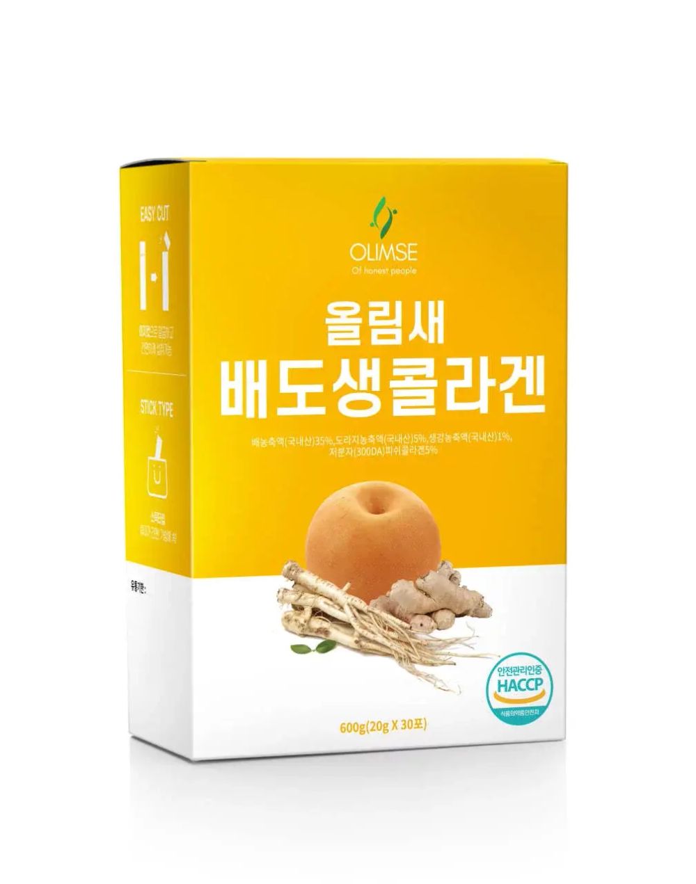 Коллаген Olimse Груша-имбирь, упаковка: 30 шт по 20 г