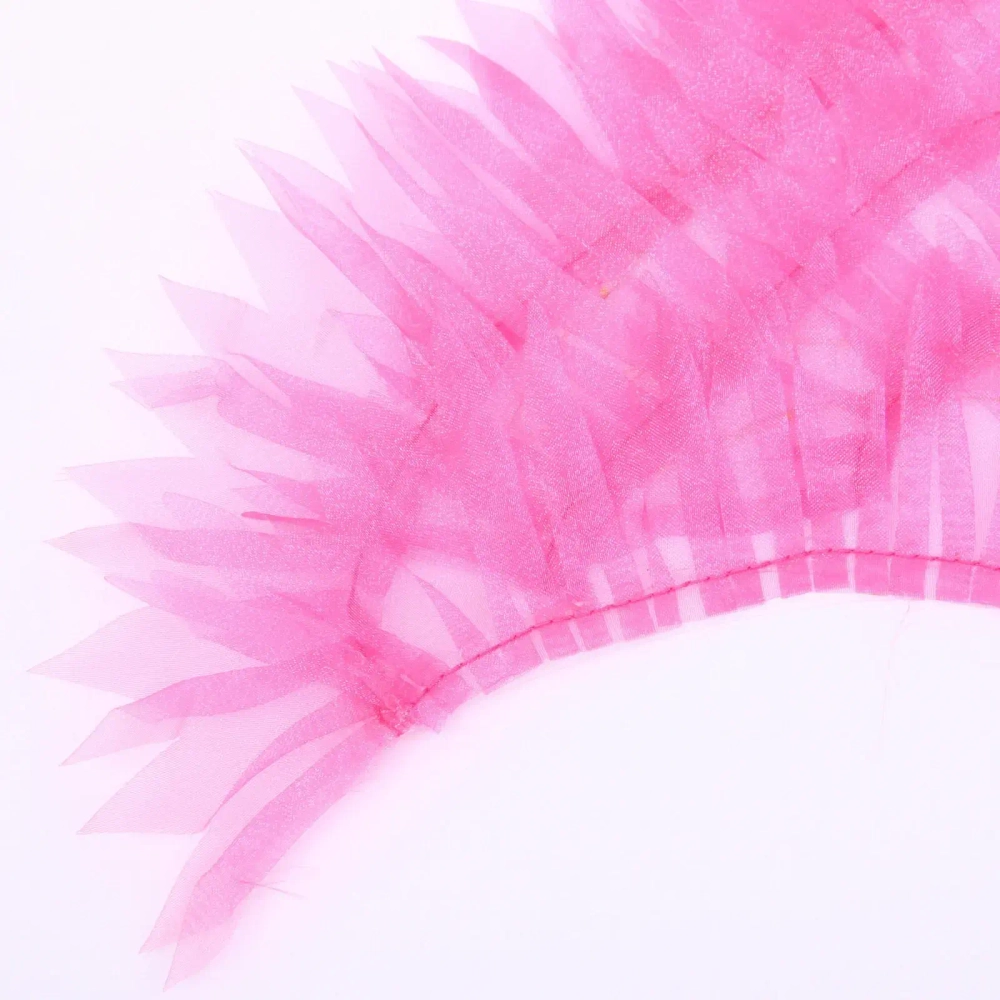 Крылья карнавальные «Яркий полёт» 63*21 см, Розовый с т.белой подсветкой