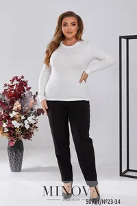 Водолазка 23-34-молочный Minova